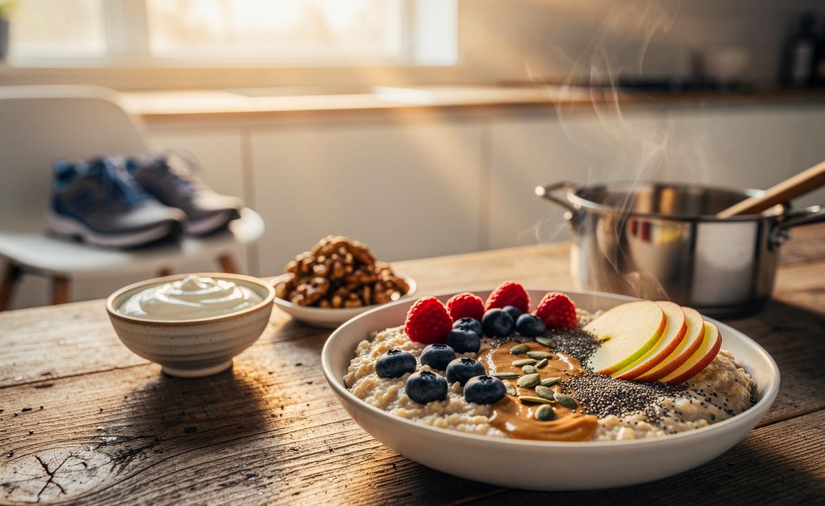Ein Ernährungsexperte erklärt, warum Haferflocken das ideale Frühstück für mehr Energie sind.