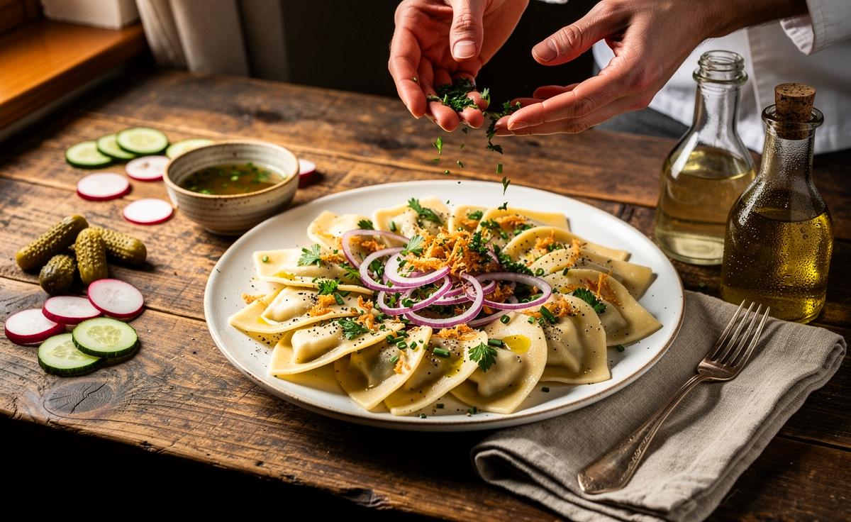 Maultaschen ohne kochen: So bereitet ein schwäbischer Koch sie einfach und lecker zu.
