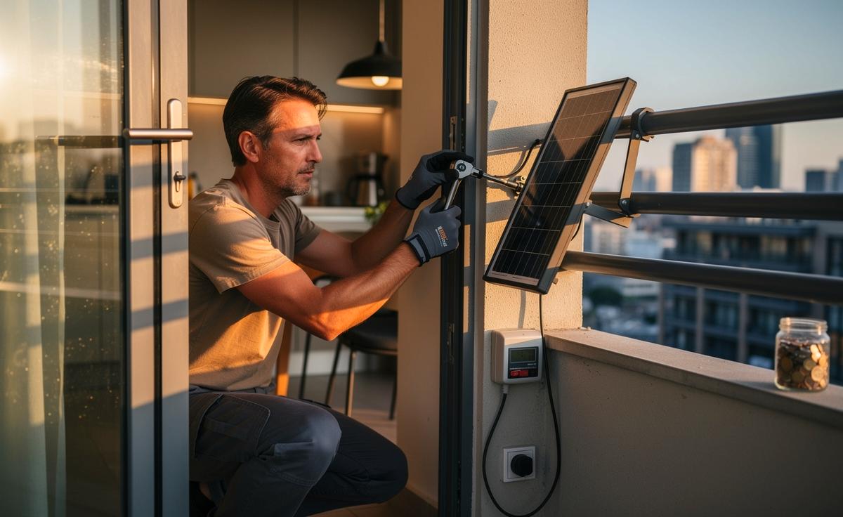 Warum Mini-Solaranlagen auf dem Balkon Strom und Geld sparen, erläutert ein Energieexperte.